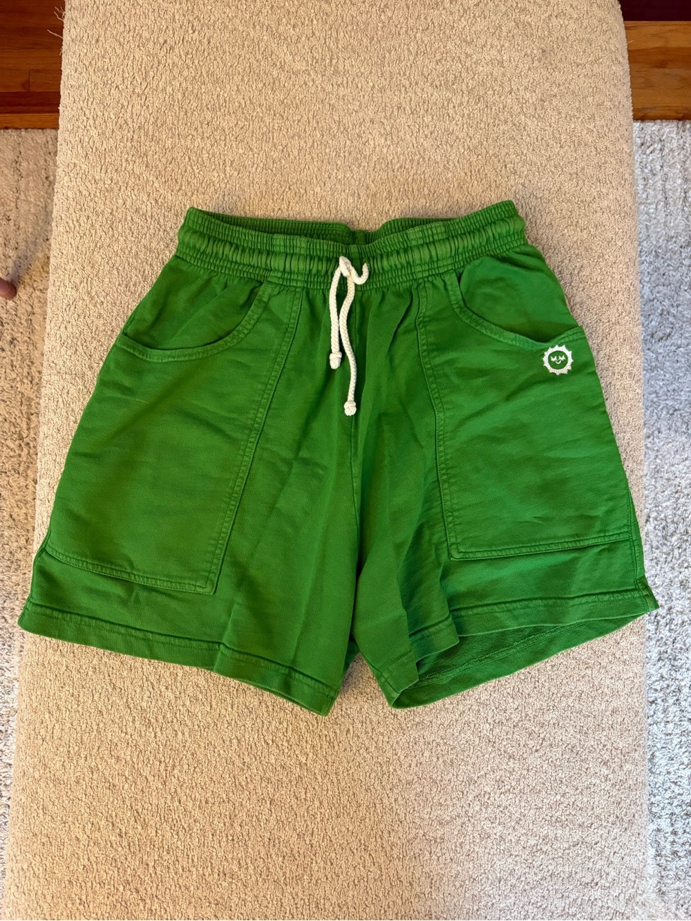 Big Bud Press Green Sweat Shorts